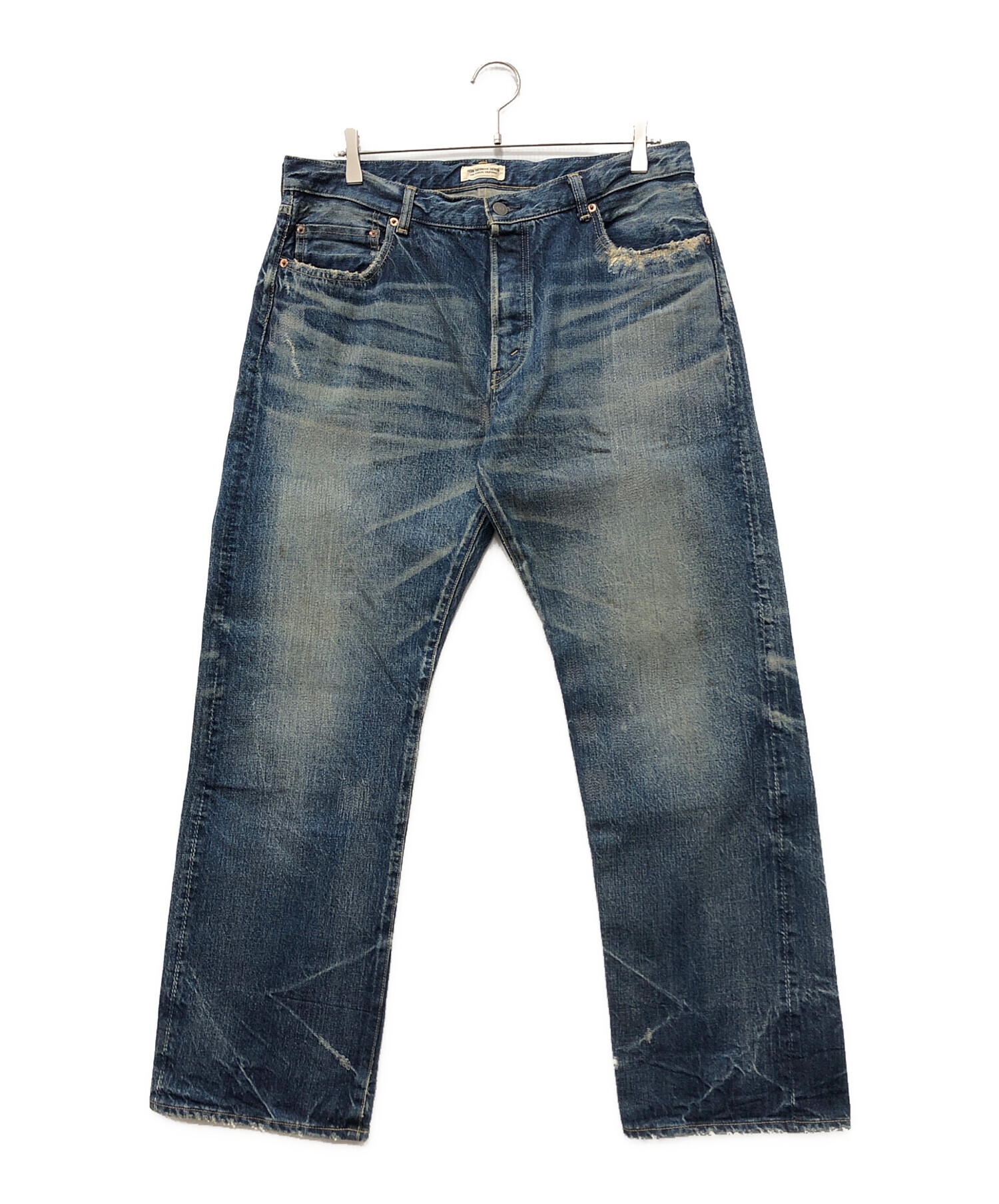 RON HERMAN ロンハーマン リペア加工 セルビッチ デニム パンツ 36 中古・古着通販】Ron Herman (ロンハーマン) セルビッチデニムパンツ