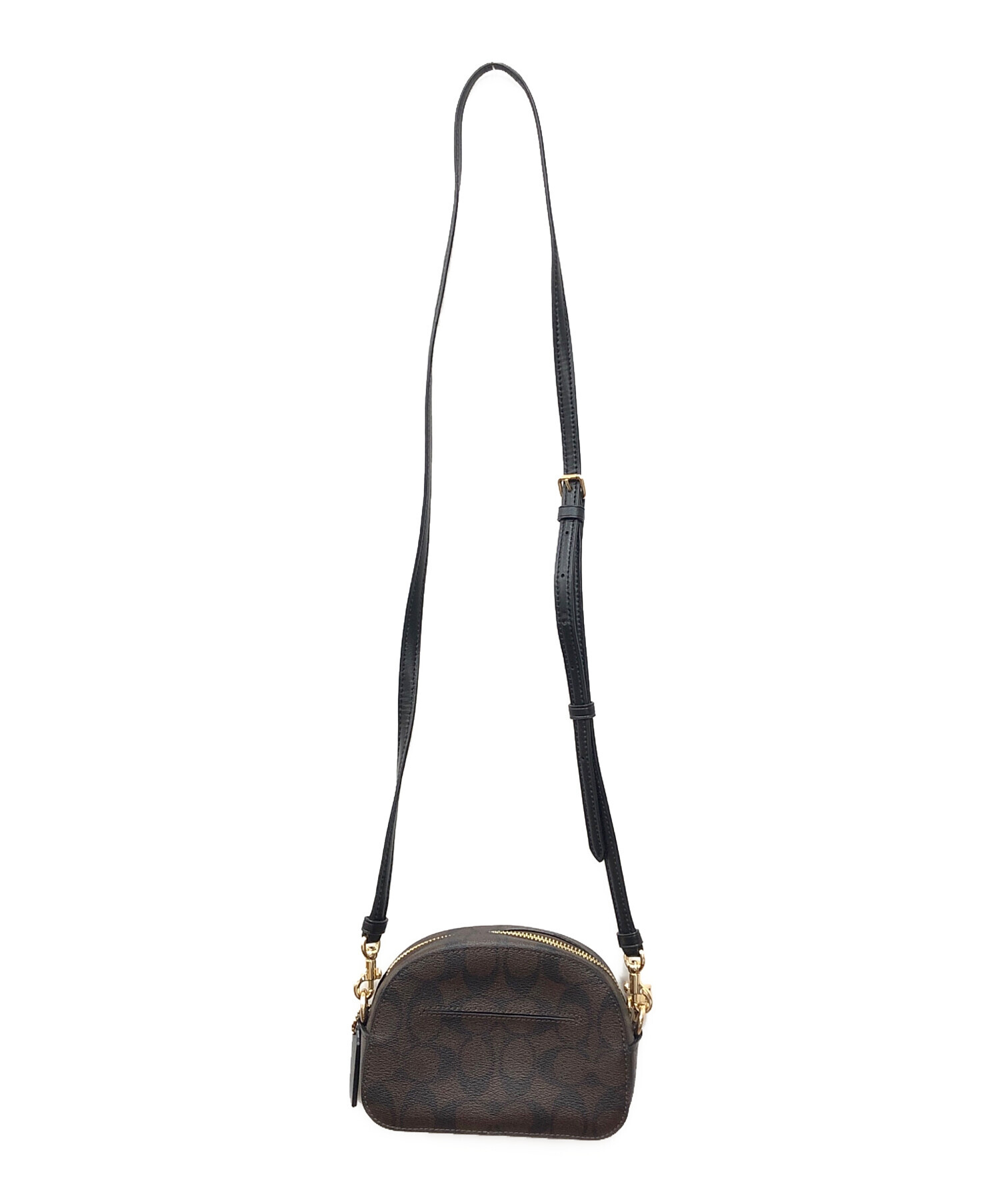 中古・古着通販】COACH (コーチ) シグネチャーミニショルダーバッグ 