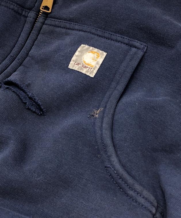 中古・古着通販】CarHartt (カーハート) ダメージジップパーカー