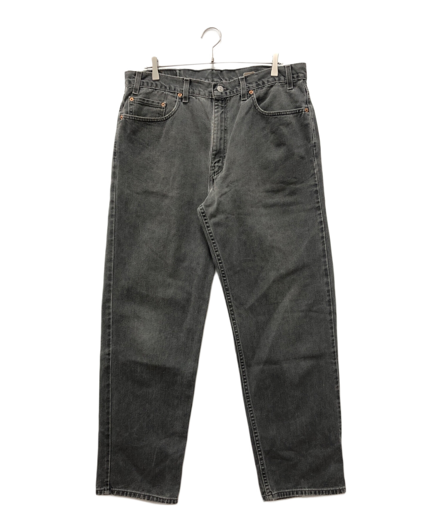 中古・古着通販】LEVI'S (リーバイス) 550先染めブラックデニムパンツ