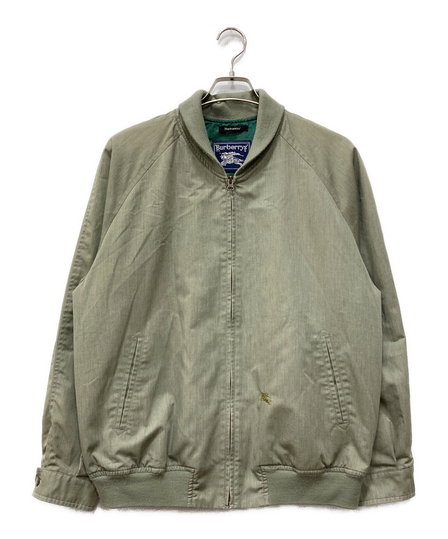 中古・古着通販】Burberry's (バーバリー) 刺繍ロゴブルゾン グレー