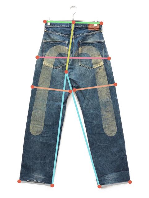中古・古着通販】EVISU (エヴィス) デニムパンツ インディゴ サイズ