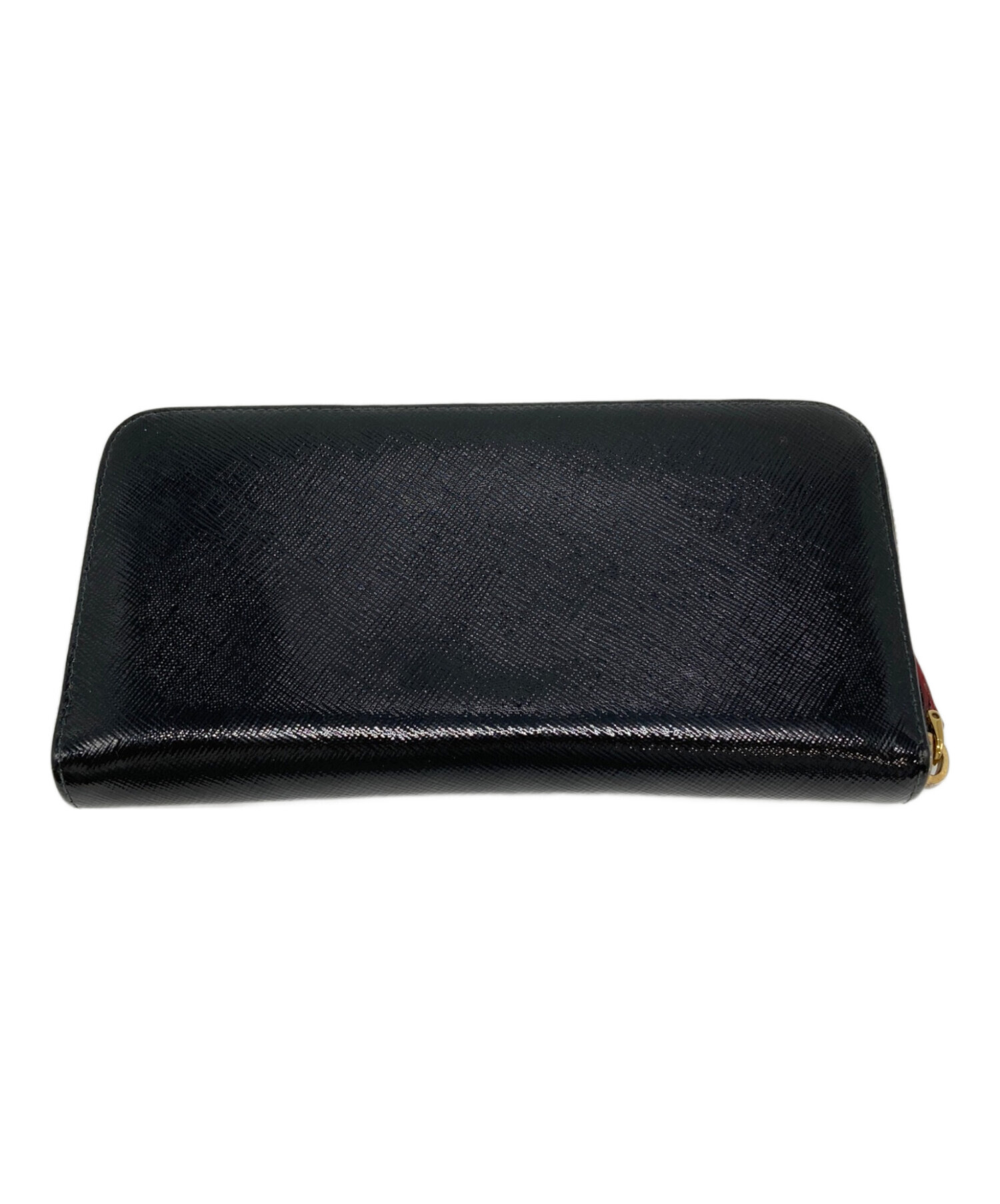 中古・古着通販】PRADA (プラダ) 長財布 ブラック サイズ:下記参照
