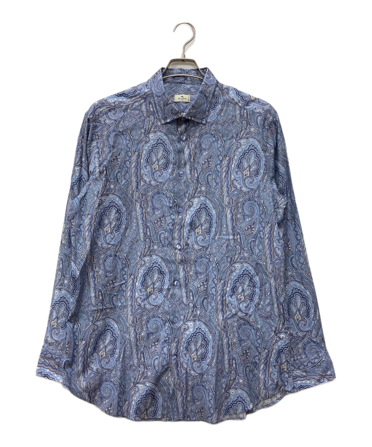 中古・古着通販】ETRO (エトロ) ペイズリー柄シャツ スカイブルー