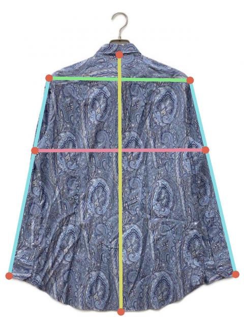 中古・古着通販】ETRO (エトロ) ペイズリー柄シャツ スカイブルー