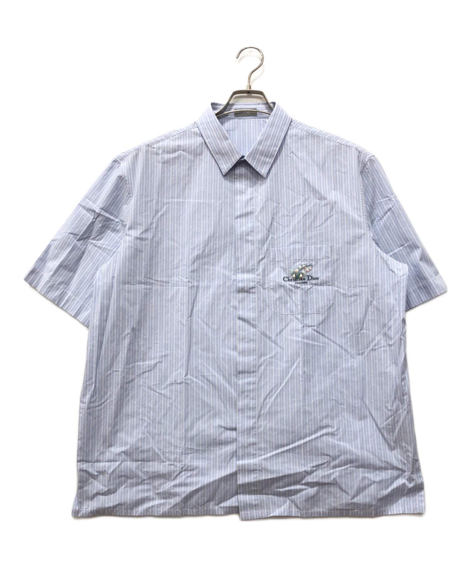 中古・古着通販】Dior (ディオール) S／Sシャツ スカイブルー サイズ