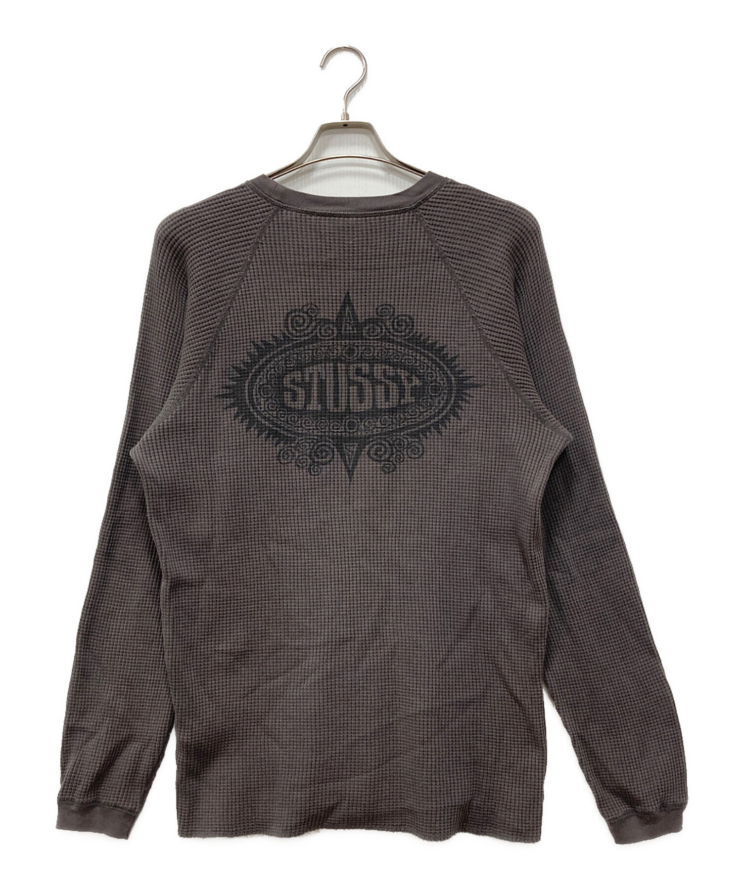 中古・古着通販】stussy (ステューシー) MANTRA RAGLAN THERMAL グレー