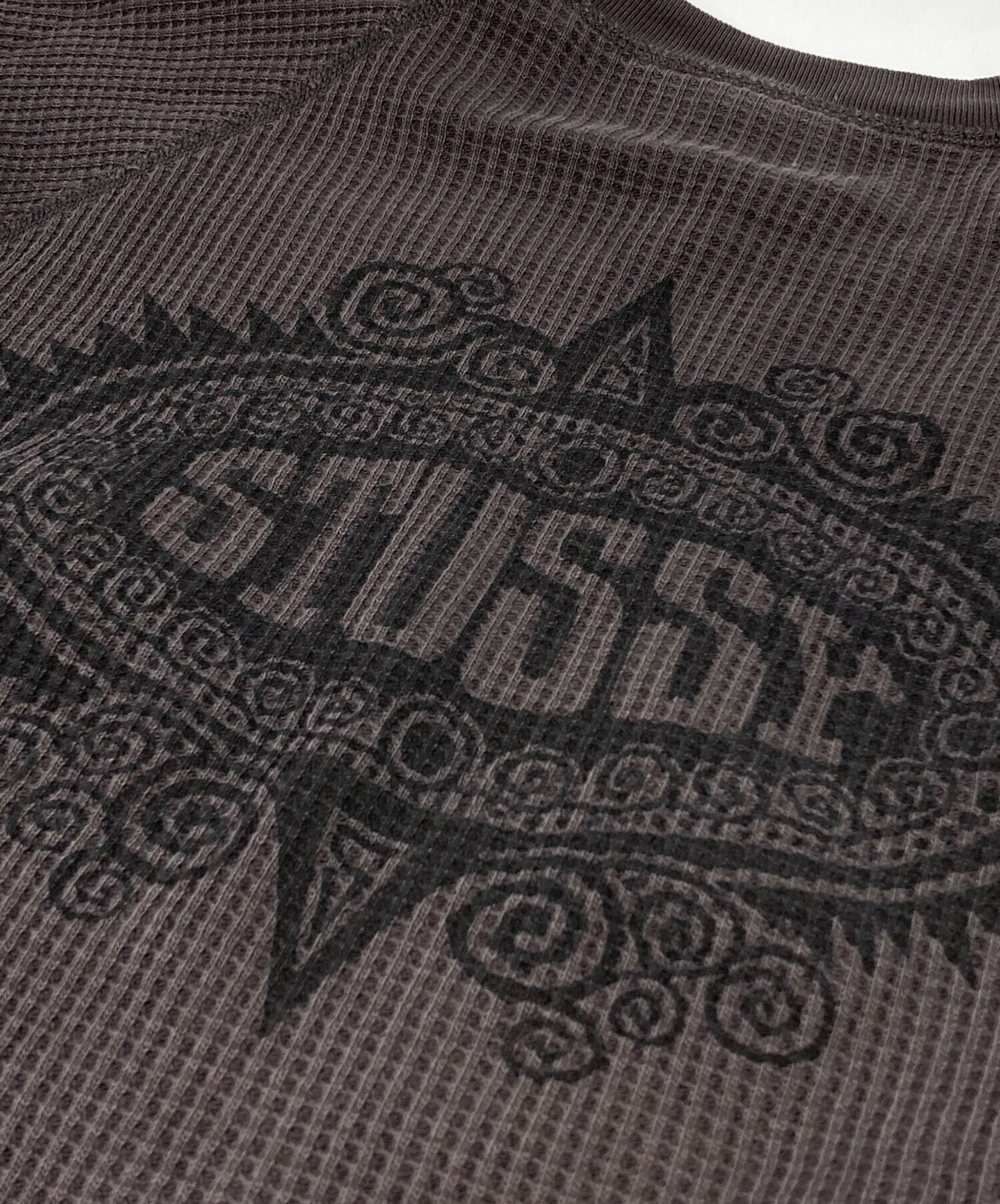 中古・古着通販】stussy (ステューシー) MANTRA RAGLAN THERMAL グレー 