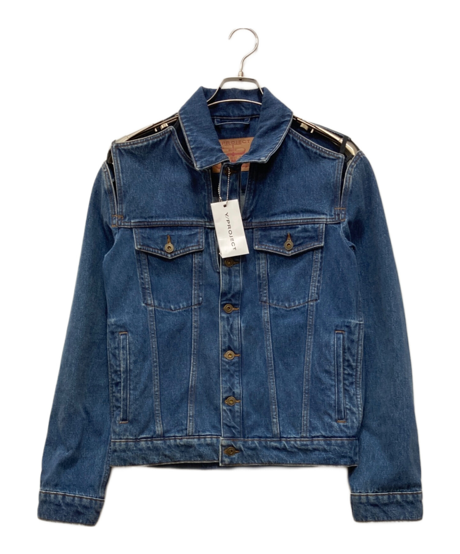Y/project デザインデニム　xs 中古・古着通販】Y. PROJECT (ワイプロジェクト) カットアウトデニム