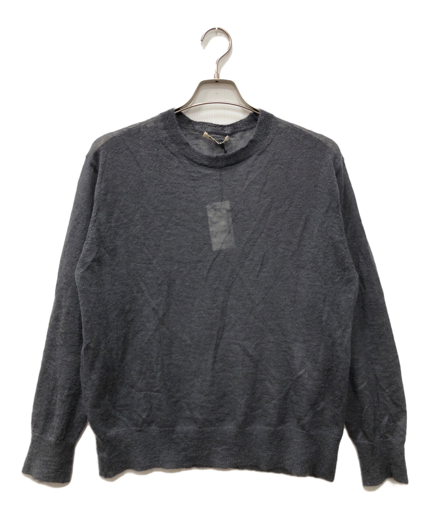 中古・古着通販】AURALEE (オーラリー) KID MOHAIR SHEER グレー