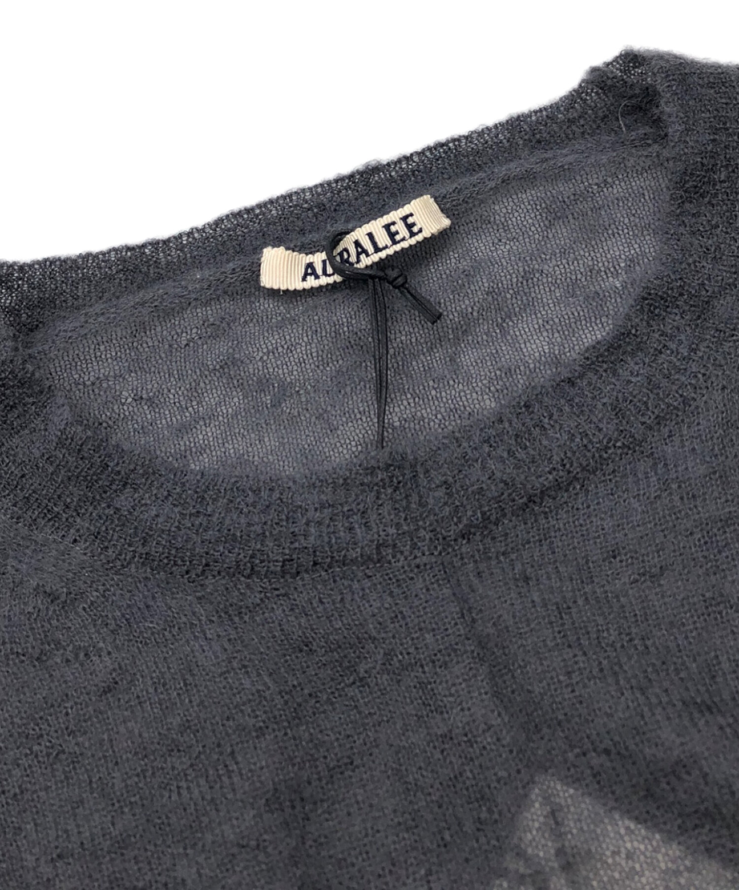 中古・古着通販】AURALEE (オーラリー) KID MOHAIR SHEER グレー