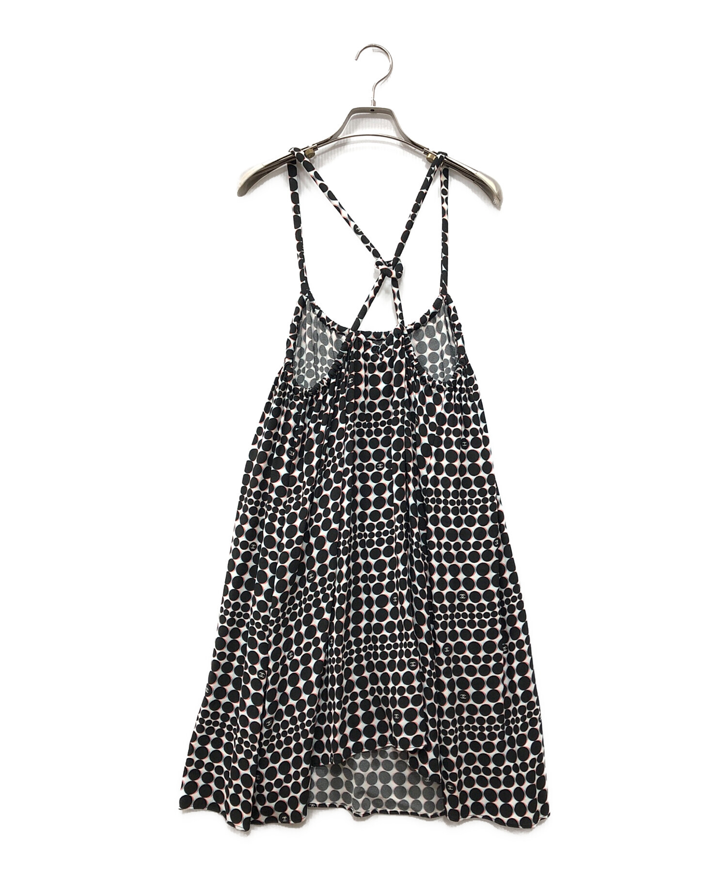 中古・古着通販】CHANEL (シャネル) ココマークキャミソール 中古・古着通販】CHANEL (シャネル) ココマークキャミソール