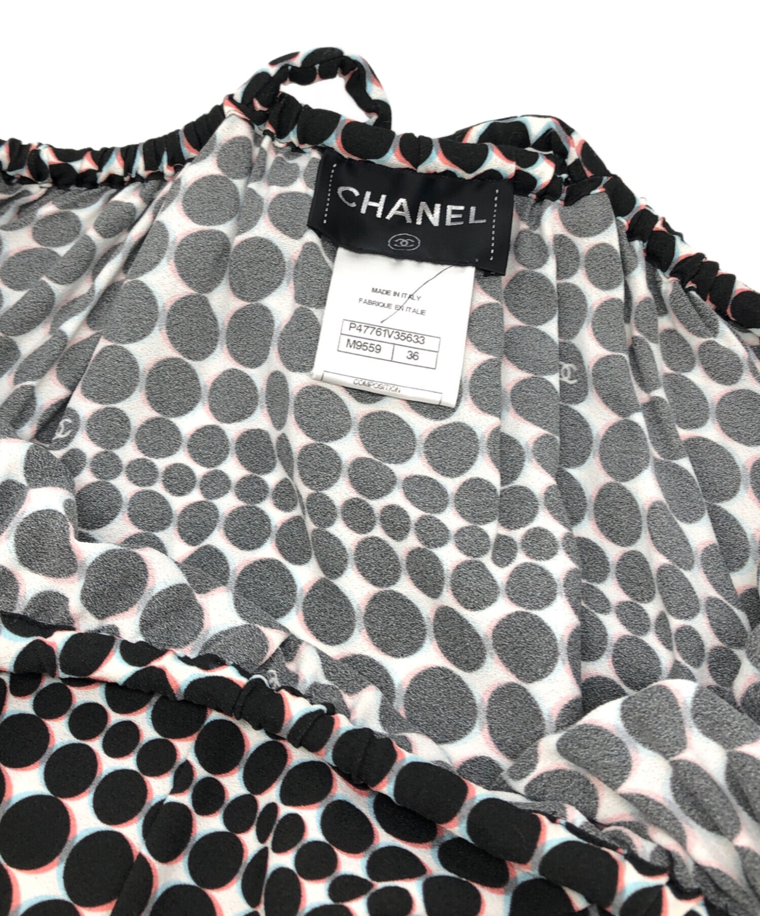 中古・古着通販】CHANEL (シャネル) ココマークキャミソール 中古・古着通販】CHANEL (シャネル) ココマークキャミソール