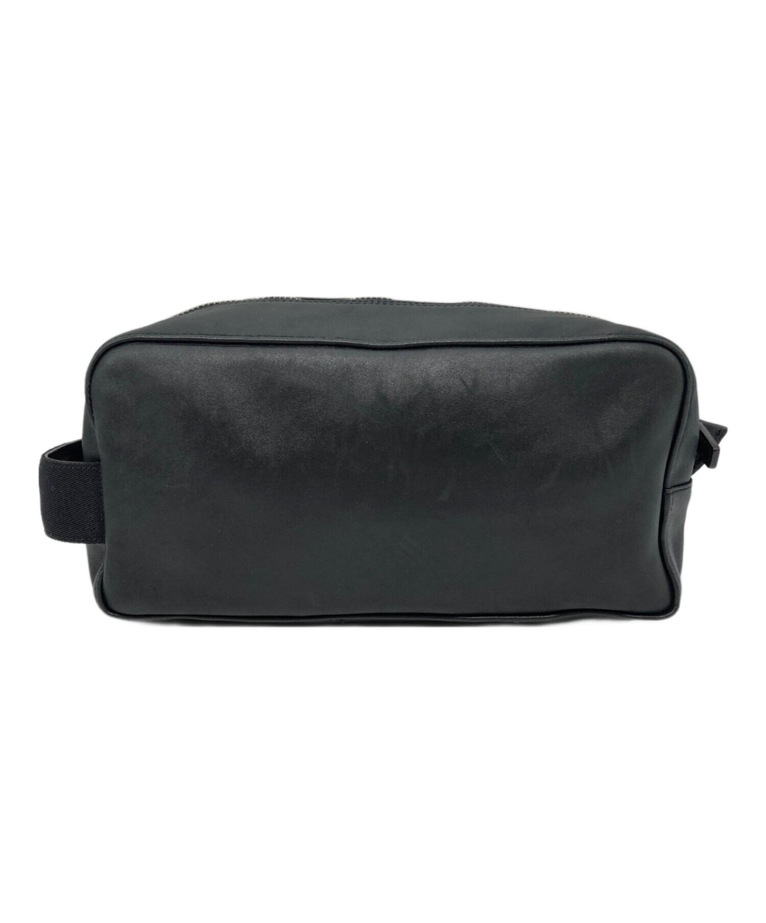 GUCCI バッグ レザーブラック 中古・古着通販】GUCCI (グッチ) レザーセカンドバッグ ブラック