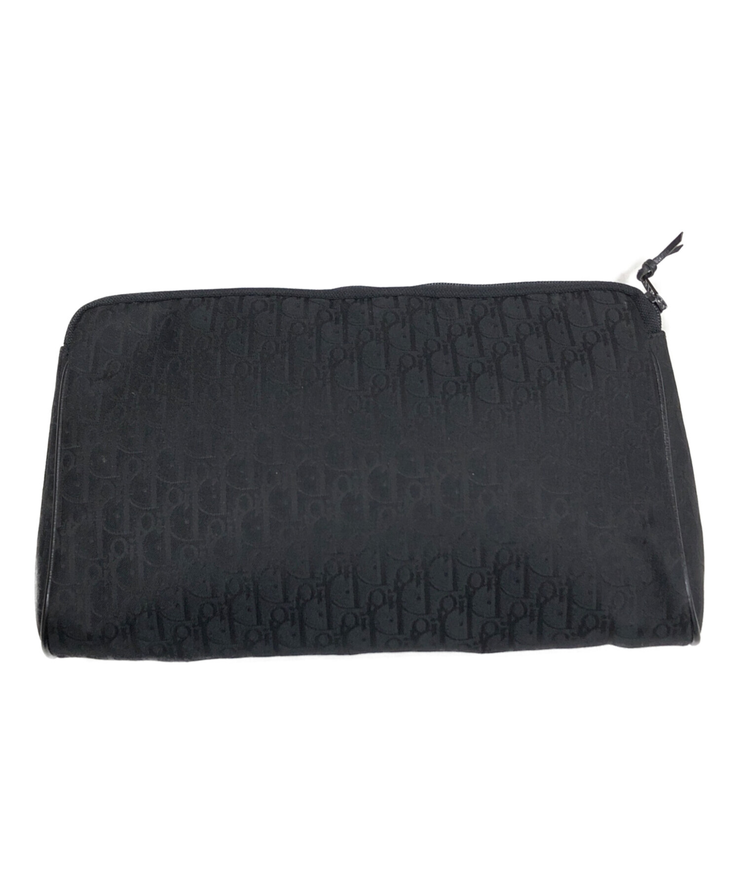 【クリスチャンディオール】トロッター クラッチバッグ 黒　セカンドバック 中古・古着通販】Christian Dior (クリスチャン ディオール