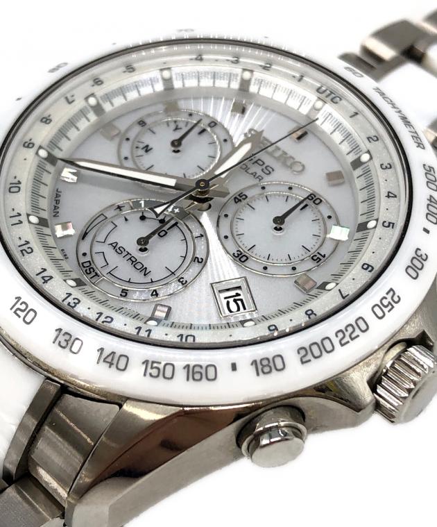 ロン出品 中古・古着通販】SEIKO (セイコー) アストロン デイト シルバー サイズ
