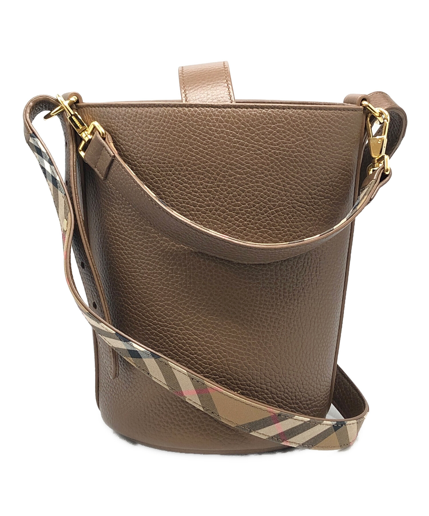 中古・古着通販】BURBERRY (バーバリー) スモールバケットバッグ 