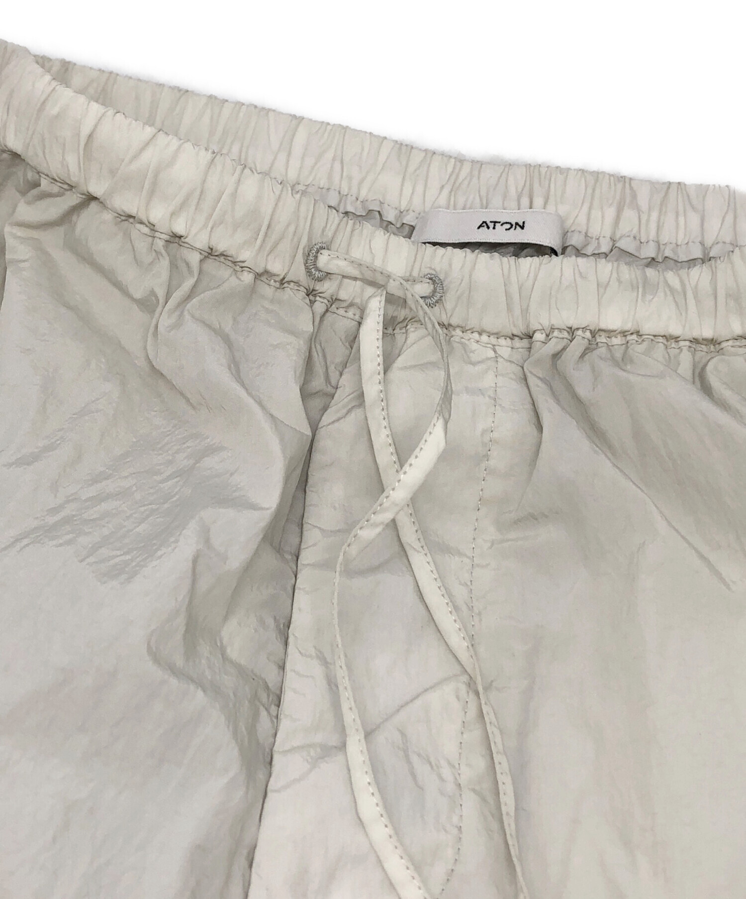 中古・古着通販】ATON (エイトン) HAND DYED NYLON OVER PANTS