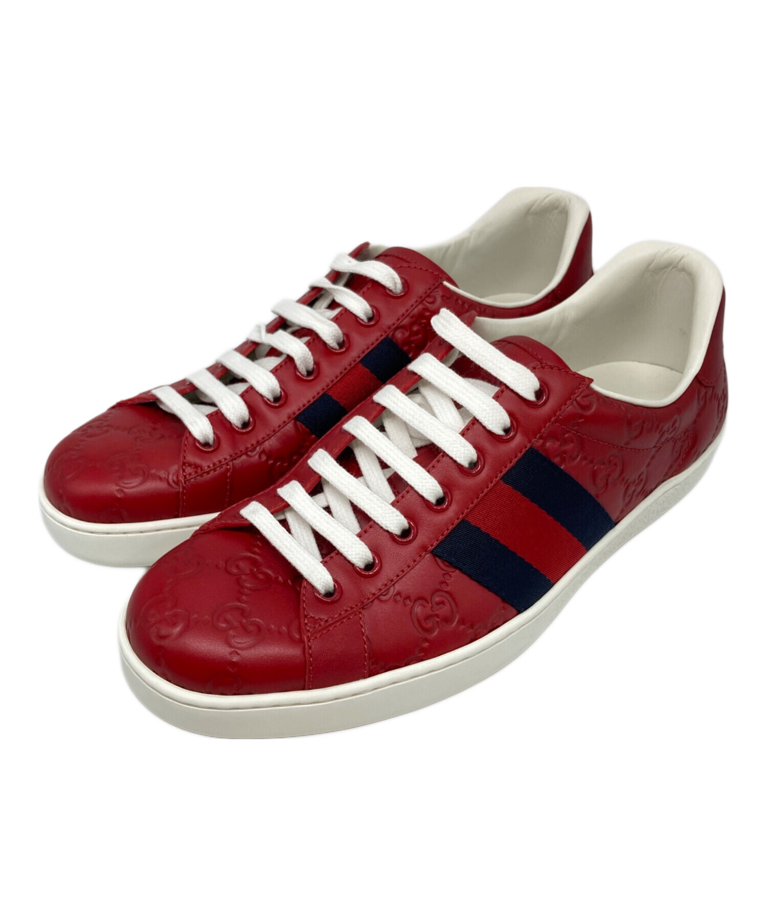 中古・古着通販】GUCCI (グッチ) グッチシマシェリーラインローカット