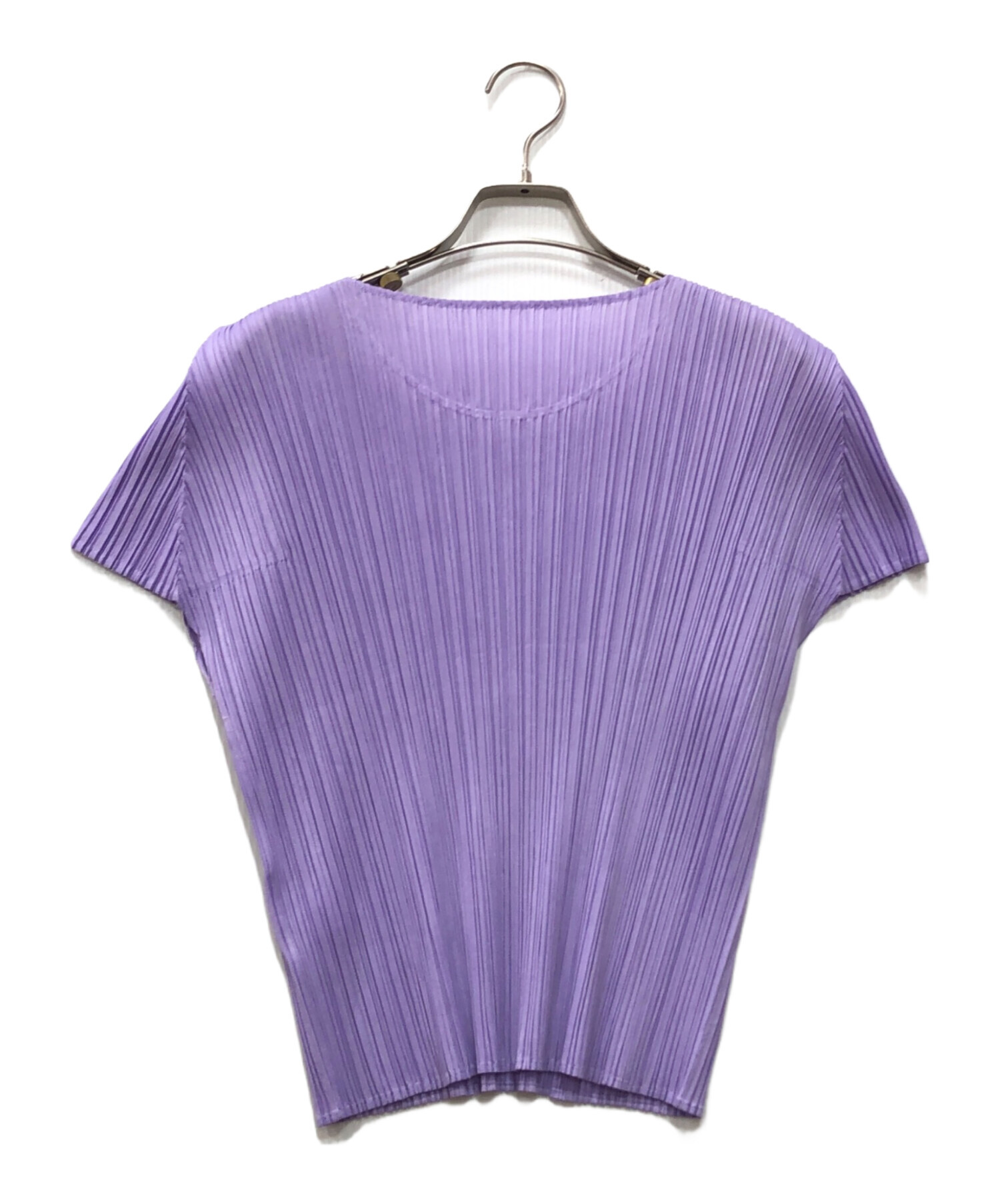 PLEATS PLEASE　テーラードジャケット　パープル　３ 中古・古着通販】PLEATS PLEASE (プリーツプリーズ) シャツ パープル
