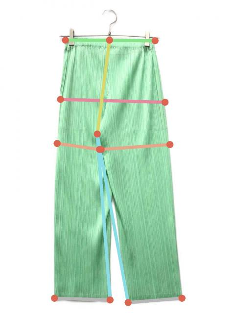 中古・古着通販】PLEATS PLEASE (プリーツプリーズ) プリーツパンツ 黄
