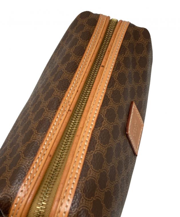 中古・古着通販】CELINE (セリーヌ) マカダム柄コスメポーチ ブラウン