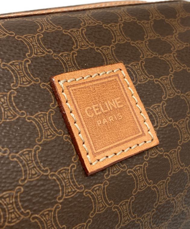 中古・古着通販】CELINE (セリーヌ) マカダム柄コスメポーチ ブラウン