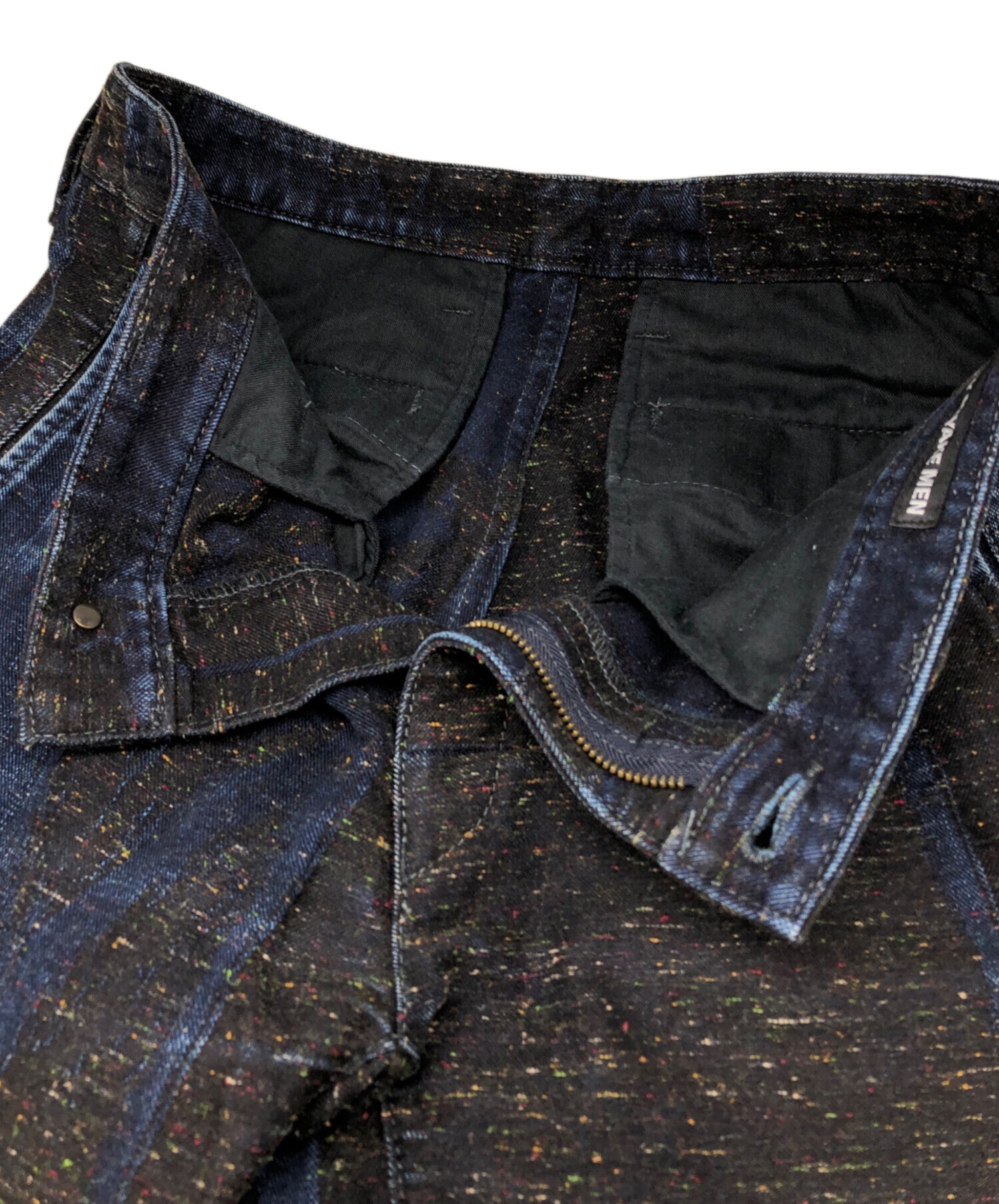 イッセイミヤケ 18SS コットン混 ジャガード トップス IM82FJ538 ブラック  2【中古】 中古・古着通販】ISSEY MIYAKE MEN (イッセイミヤケメン) ジャガード
