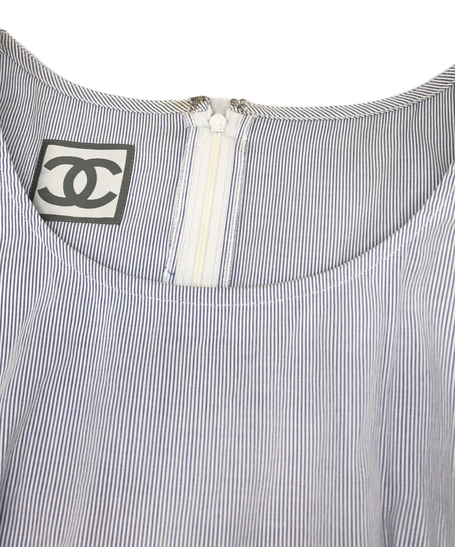 シャネルノースリーブ CHANEL】【イタリア製】【トップス】シャネル『ノースリーブニット