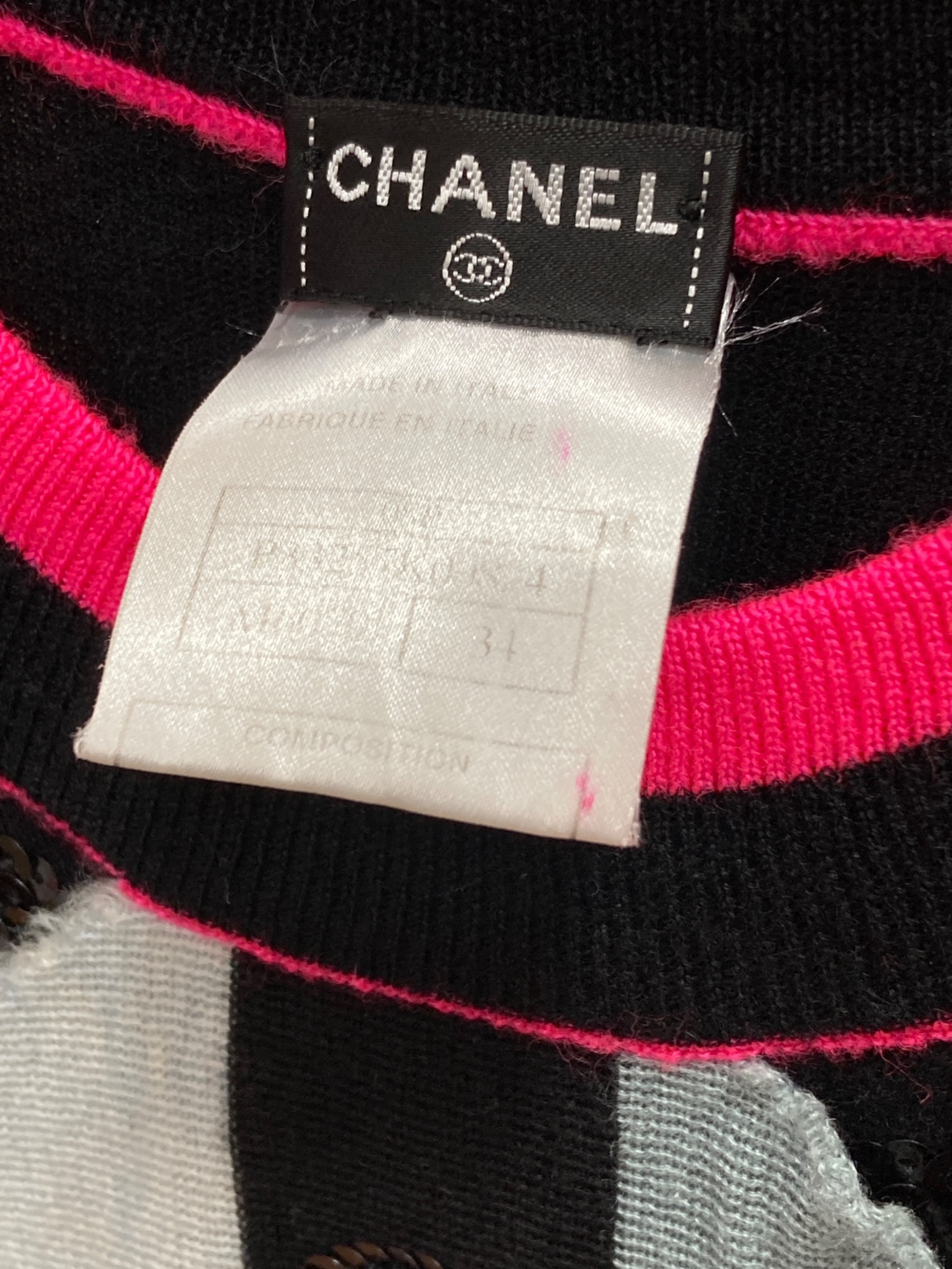 中古・古着通販】CHANEL (シャネル) ココマークカシミヤノースリーブ