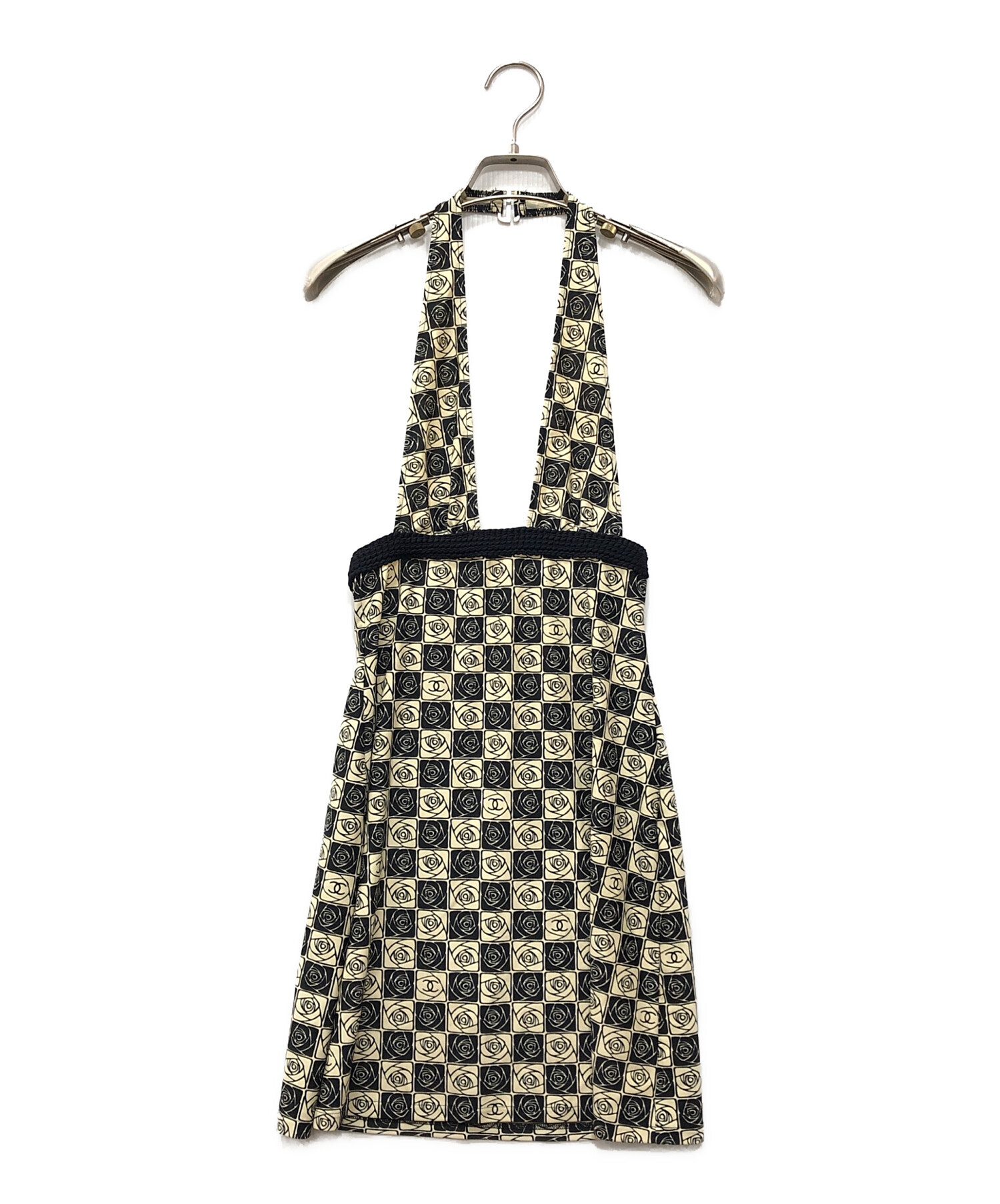 中古・古着通販】CHANEL (シャネル) カメリアプリントホルターネック