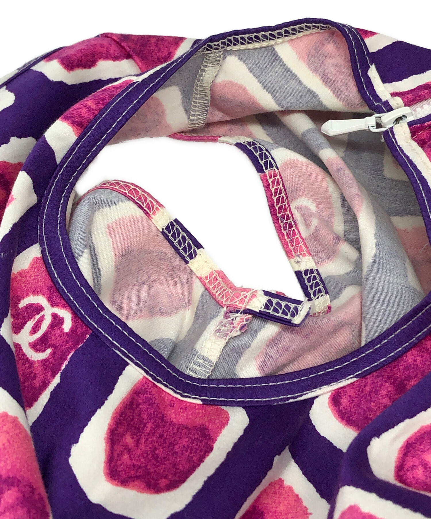 中古・古着通販】CHANEL (シャネル) ココマークノースリーブブラウス 