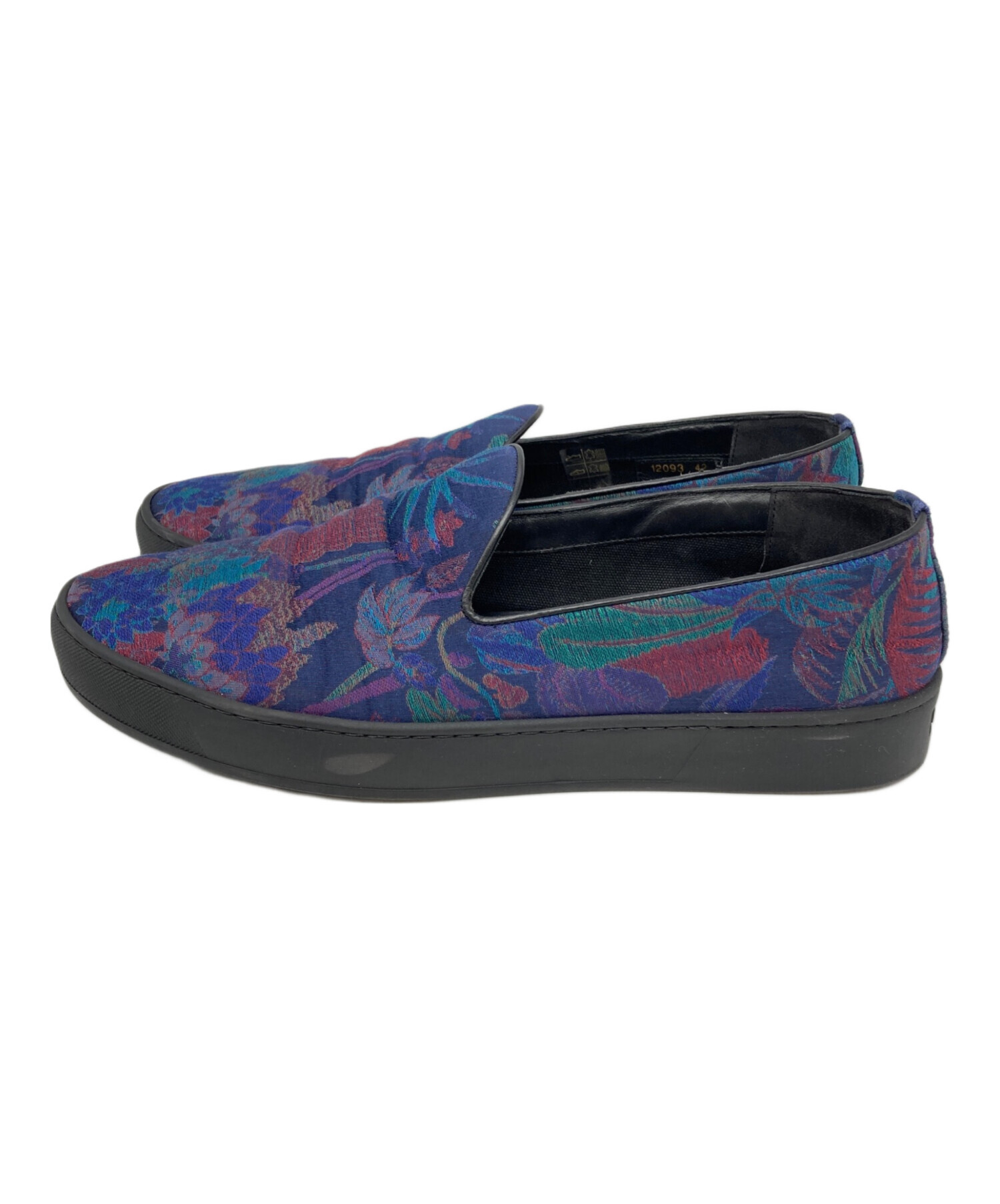中古・古着通販】ETRO (エトロ) ペイズリースリッポン ネイビー サイズ