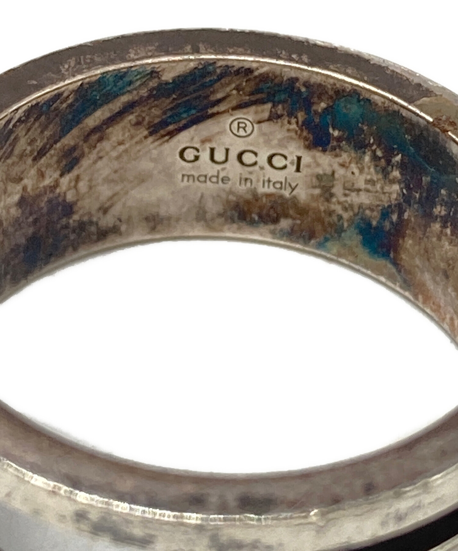 中古・古着通販】GUCCI (グッチ) Gロゴ シルバーリング シルバー