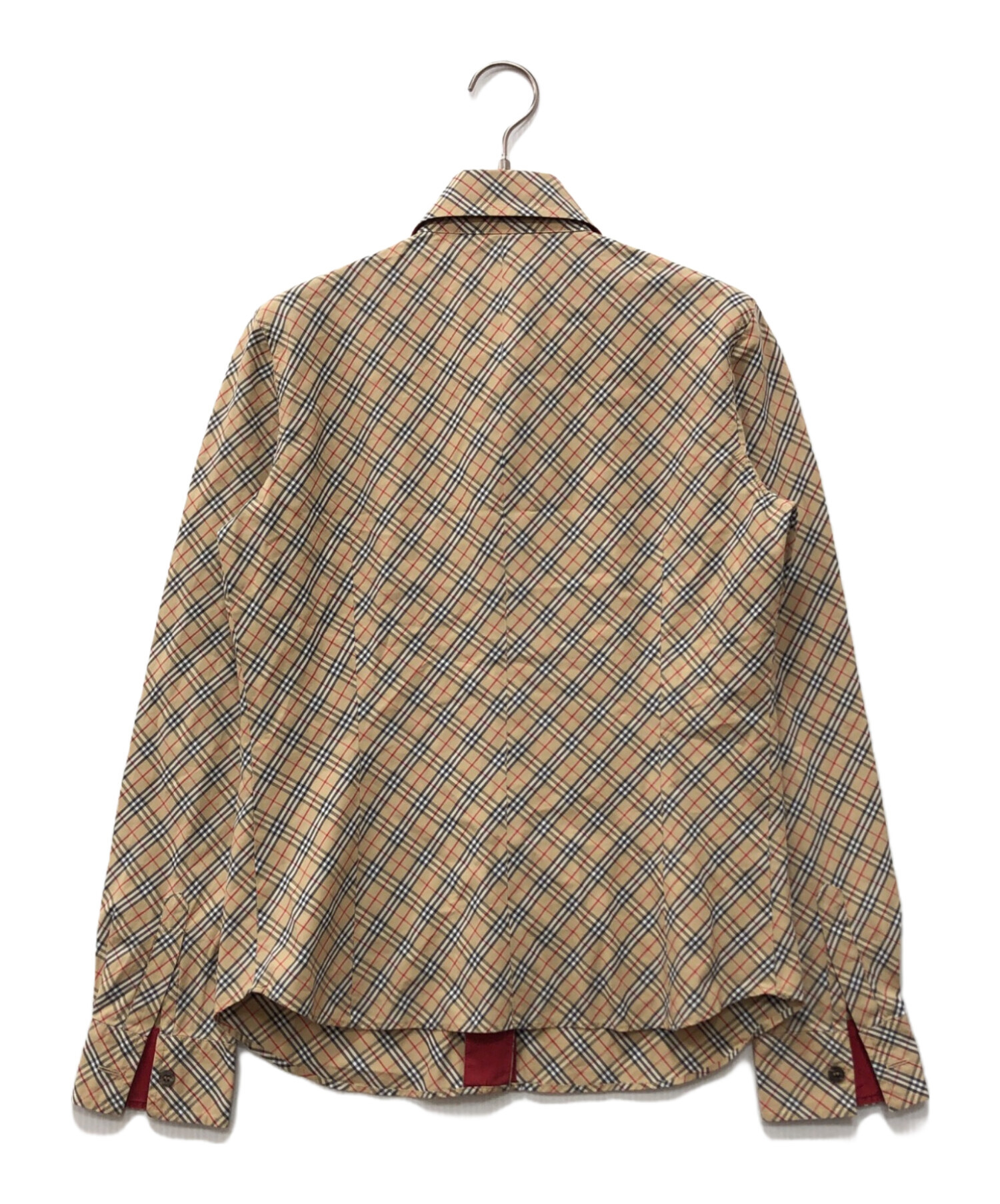 値下げ！未使用★バーバーリー ブルーレーベル シャツ 38 ベージュ 中古・古着通販】BURBERRY BLUE LABEL (バーバリーブルーレーベル
