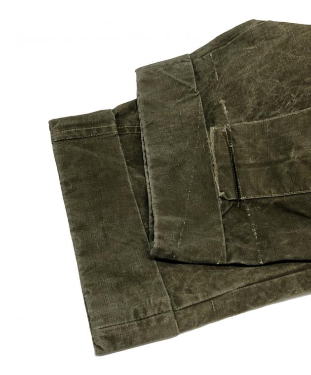 中古・古着通販】NEAT (ニート) テントクロスオーバーオール オリーブ