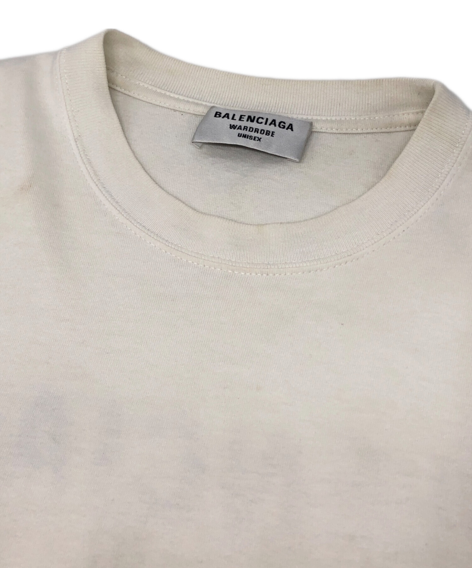 BALENCIAGA バレンシアガ Tシャツ・カットソー XS 白 【古着】【中古】【送料無料】 中古・古着通販】BALENCIAGA (バレンシアガ) バスケットシリーズモック