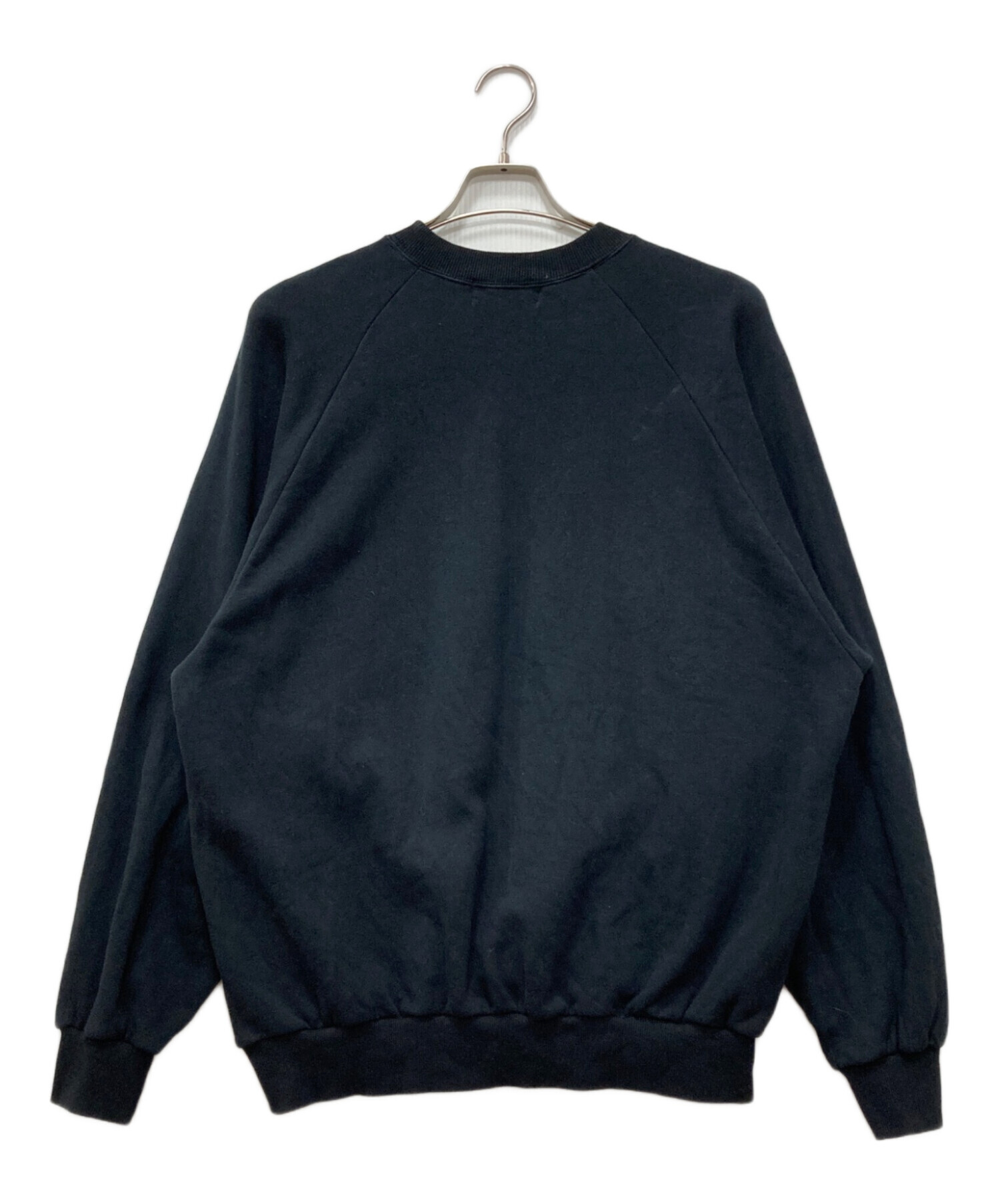 中古・古着通販】everyone (エブリワン) Logo Crewneck Sweat ブラック