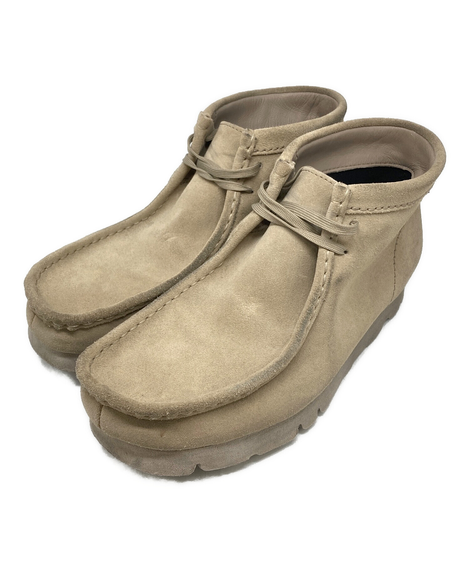 中古・古着通販】CLARKS (クラークス) ワラビーブーツ ベージュ サイズ