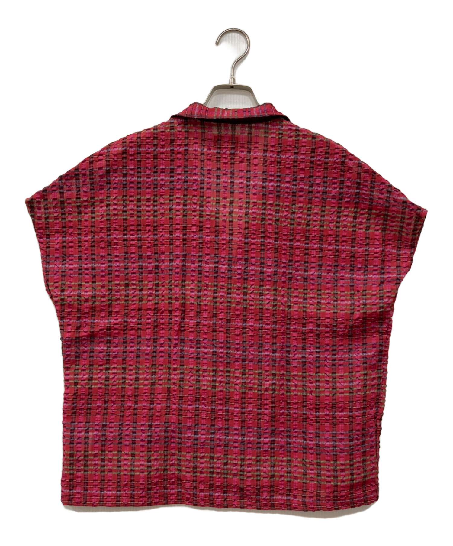 中古・古着通販】Needles (ニードルズ) French Sleeve Blouse レッド 