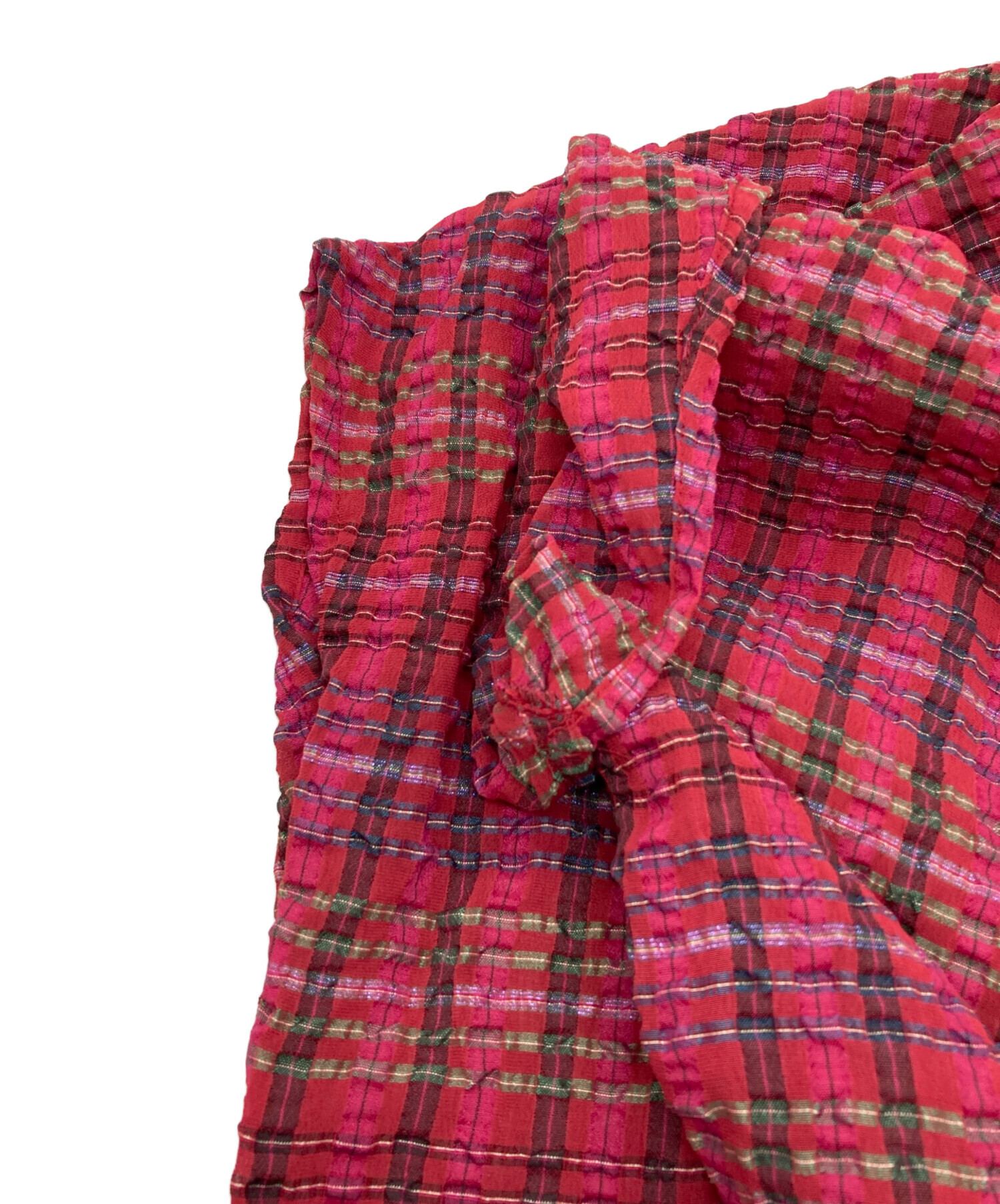 中古・古着通販】Needles (ニードルズ) French Sleeve Blouse レッド 