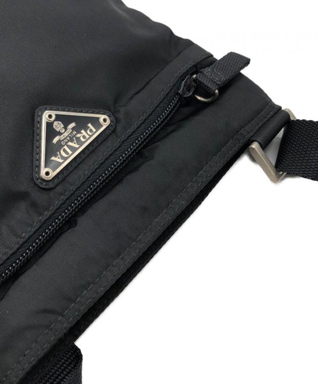 中古・古着通販】PRADA (プラダ) 三角ロゴナイロンショルダーバッグ