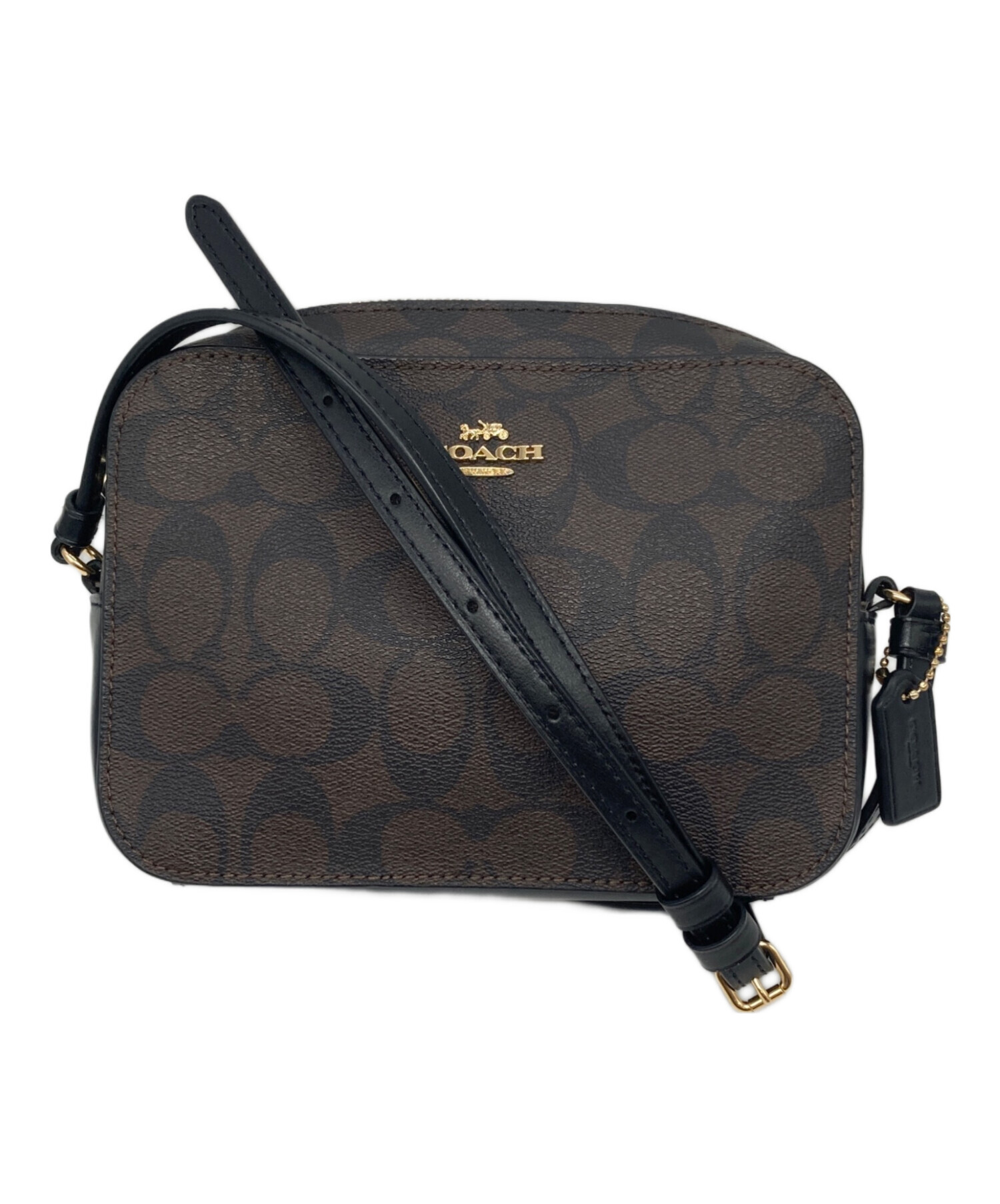 中古・古着通販】COACH (コーチ) ミニショルダーバッグ ブラウン