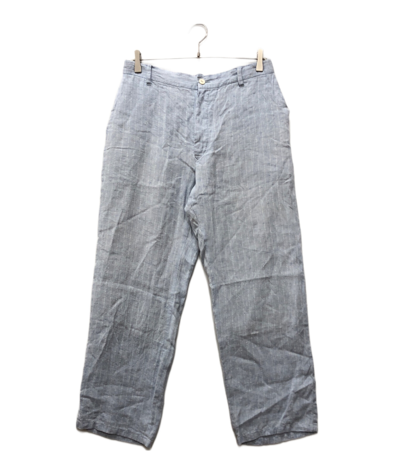 ARTS&SCIENCE チェックリネンパンツ 中古・古着通販】ARTS&SCIENCE (アーツアンドサイエンス) リネン