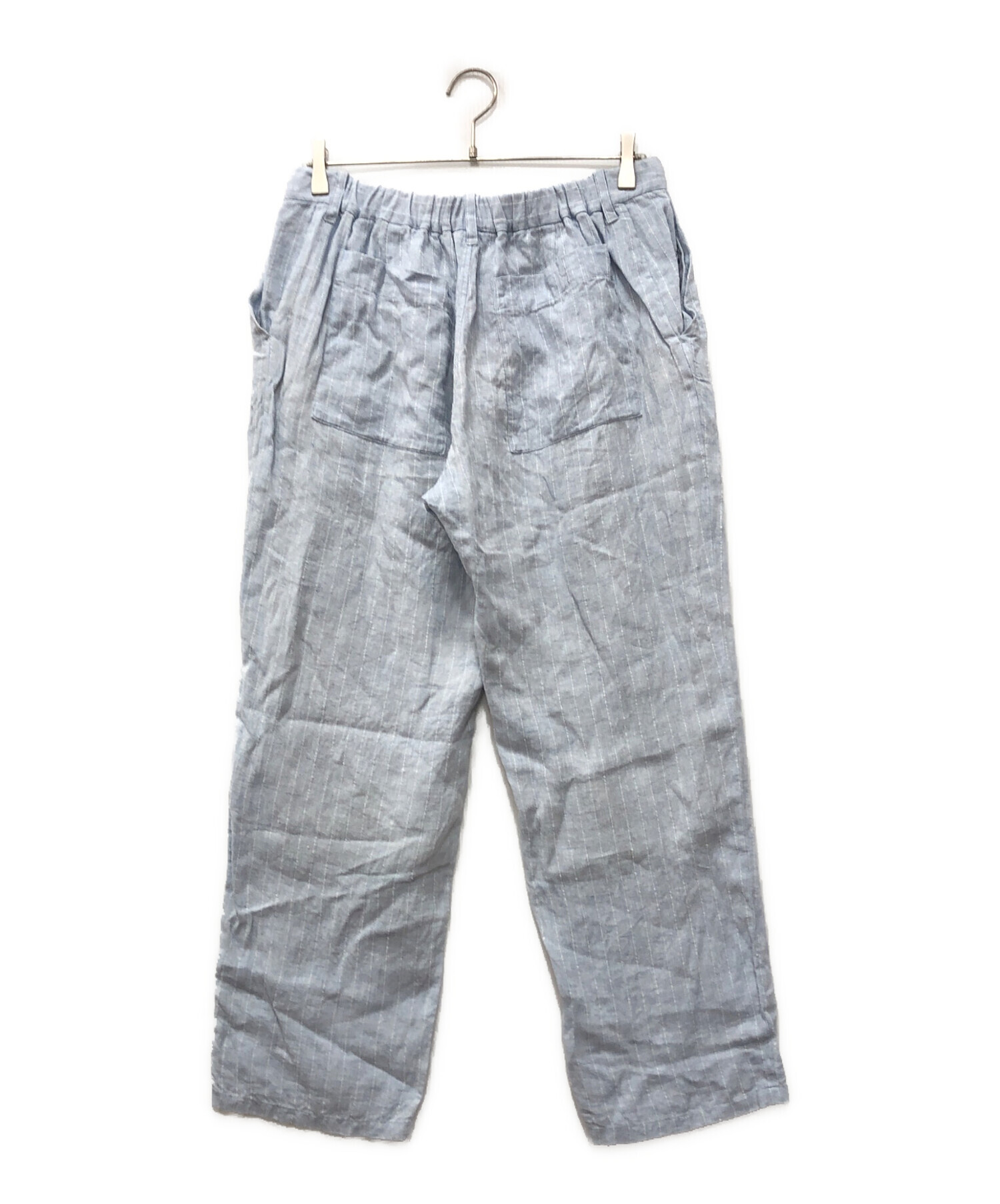 ARTS&SCIENCE チェックリネンパンツ 中古・古着通販】ARTS&SCIENCE (アーツアンドサイエンス) リネン
