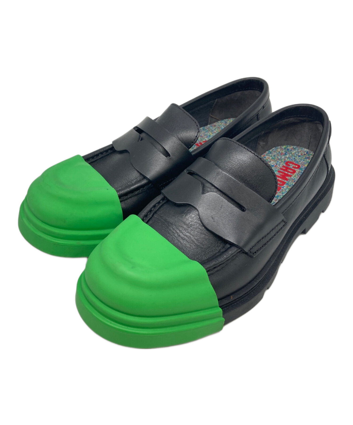 中古・古着通販】CAMPER (カンペール) ラバー付きローファー ブラック