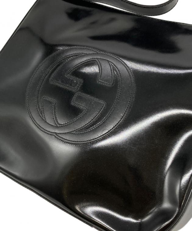中古・古着通販】GUCCI (グッチ) インターロッキングG パテントワン