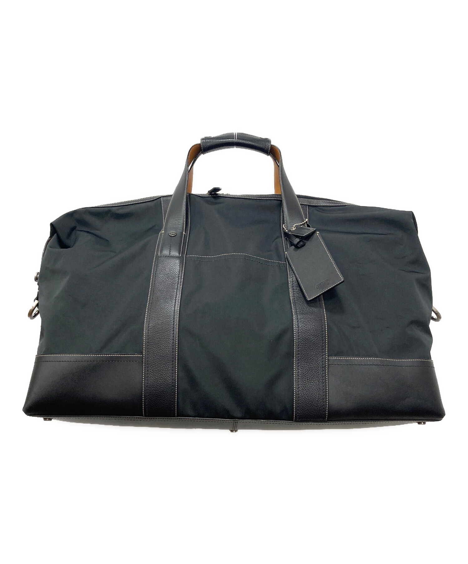 中古・古着通販】COACH (コーチ) ラージボストンバッグ ブラック 中古・古着通販】COACH (コーチ) ラージボストンバッグ ブラック