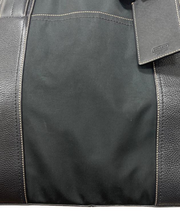中古・古着通販】COACH (コーチ) ラージボストンバッグ ブラック 中古・古着通販】COACH (コーチ) ラージボストンバッグ ブラック