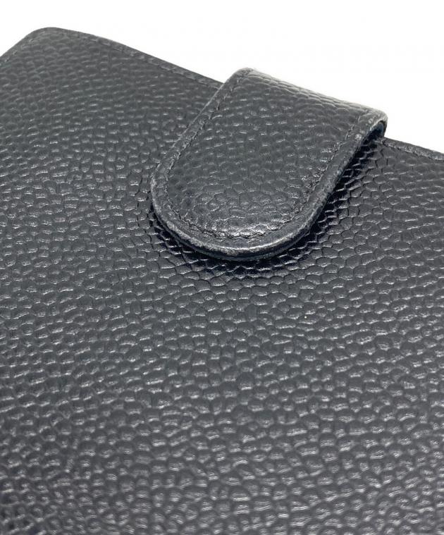 中古・古着通販】CHANEL (シャネル) ココマーク キャビアスキンWホック